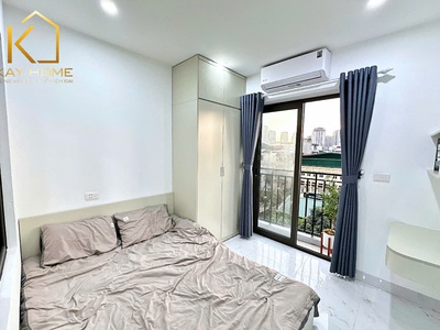 Cho thuê ccmn khép kín 1pk 1pn ban công siêu thoáng tại ngõ 45 cự lộc - thanh xuân 2