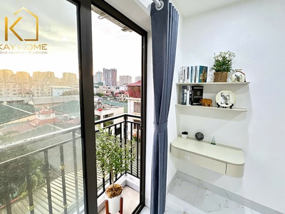 Cho thuê ccmn khép kín 1pk 1pn ban công siêu thoáng tại ngõ 45 cự lộc - thanh xuân 3