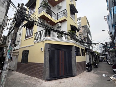 Nhà góc 2 mặt hẻm 6m xe hơi quay đầu - 9 ty 6 0