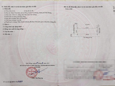 Lô góc 100m2 3 mặt thoáng vĩnh khê, an đồng, an dương - giá: 2,x tỷ 0