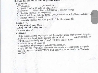 Bán đất 2 mặt tiền dương quảng hàm - gần vincom, 4x29m, gpxd 9 tấm, đất trống, 20,9 tỷ. 3