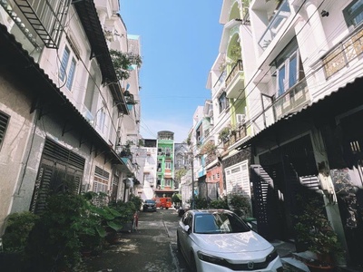 Hẻm  Xe Tải   Khu  Phân Lô   Nhà  Mới  4 Tầng  Đẹp Thới An Q12 5