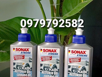 Gel phục hồi và làm mới nhựa xe oto 250ml- Sonax Xtreme Plastic Restorer Gel 0