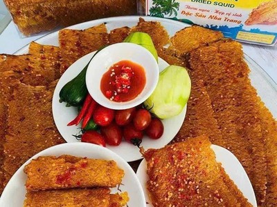 Mực cán tẩm đặc sản Nha Trang 1