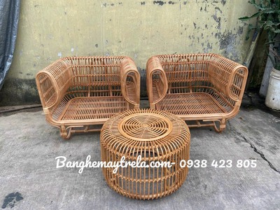 Bộ bàn ghế sofa đơn mây 0