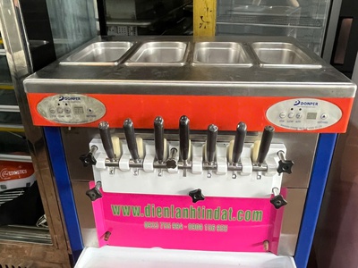 Thanh lý máy làm kem tươi công suất lớn hiệu donper model bj7446 -mới 90 1