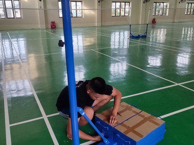 Trụ bóng chuyền hơi , trụ bóng chuyền hơi di động , trụ bóng chuyền hơi giá rẻ 6