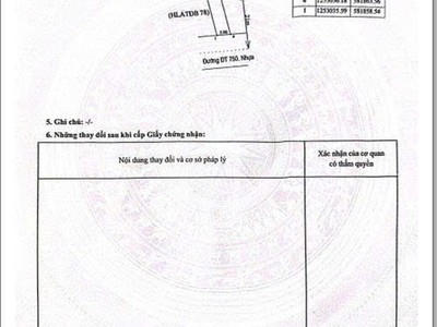 Cần bán gấp 650m2 15x42 có 300m2 thổ cư tại dt750 - long hòa dầutiếng 3