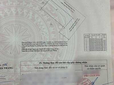 Lô góc hẻm 85 hương lộ ngọc hiệp, phường tây nha trang. 0