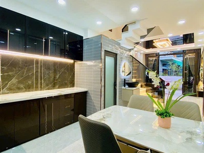 Nhà mới ở ngay- ko qh - hẻm 3m - gần mặt tiền - gần công viên gò vấp  - khu dân trí - 3 tầng mới - 1