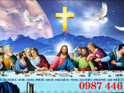 Gạch tranh công giáo 1