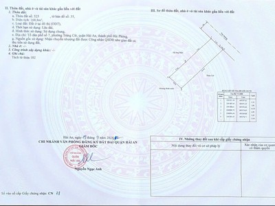 Bán đất đẹp mặt đường 6m tại Tân Vũ 2, Tràng Cát 168,8m2 giá chỉ 25tr/m2 2