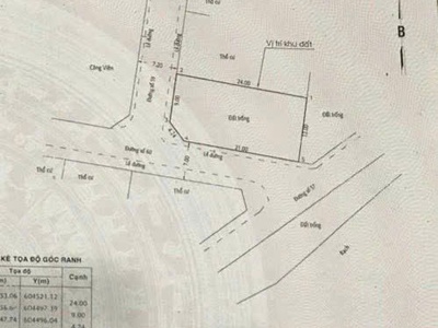 BÁN ĐẤT lô góc 2 Mặt tiền 12x24m khu Tân Quy đông Quận 7 1