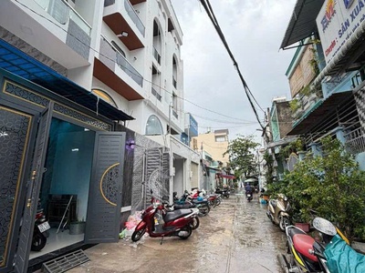 Hẻm xe hơi - tân hòa đông - 5 tầng - 69m2 - 5pn - full nội thất - giáp quận 6 - bình tân - giá 8.x 0