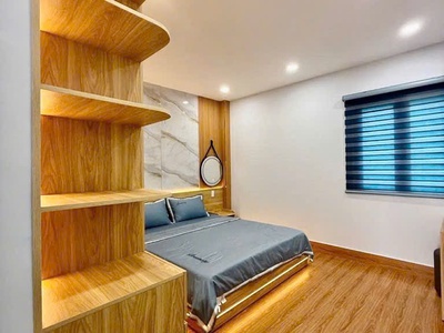 Nhà mới xây full nội thất hẻm xe hơi hà huy giáp, thạnh lộc q12, 60m2, 3 tầng, 4pn, sổ hồng riêng, 2