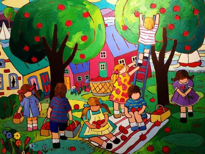 Lớp học vẽ cho bé ở Đào xuyên Bát tràng 1