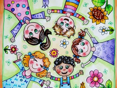 Lớp học vẽ cho bé ở Đào xuyên Bát tràng 2