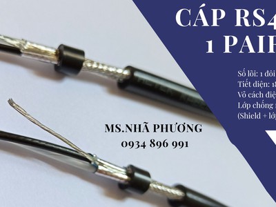 Cáp Tín Hiệu Rs485 1 Pair 24 Awg Atek Kabel 0