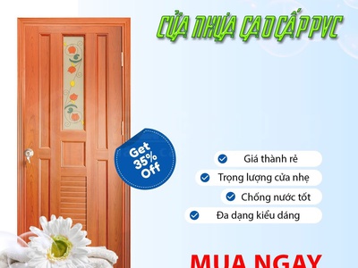 Cửa Nhựa PVC: Giải Pháp Tối Ưu Cho Không Gian Hiện Đại 1