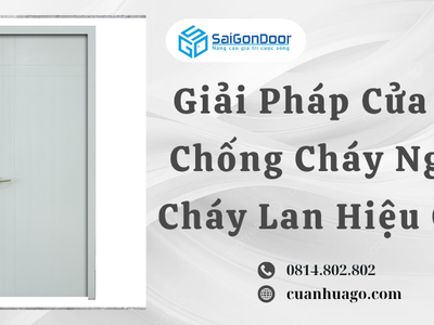 Giải Pháp Cửa Gỗ Chống Cháy Ngăn Cháy Lan Hiệu Quả 1