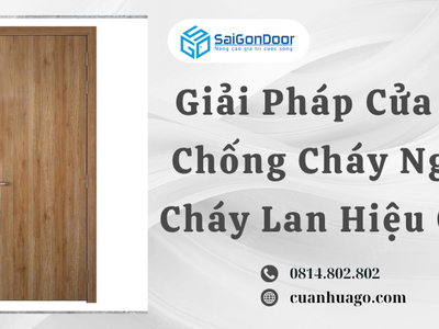 Giải Pháp Cửa Gỗ Chống Cháy Ngăn Cháy Lan Hiệu Quả 2