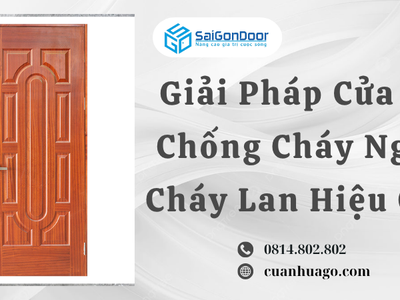 Giải Pháp Cửa Gỗ Chống Cháy Ngăn Cháy Lan Hiệu Quả 3