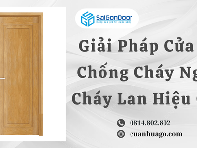 Giải Pháp Cửa Gỗ Chống Cháy Ngăn Cháy Lan Hiệu Quả 4