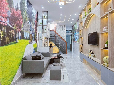 Bán nhà siêu xinh, full nội thât, 3 pn, hẻm 4m thông, trần bá giao gò vấp chỉ 4.xx tỷ 0