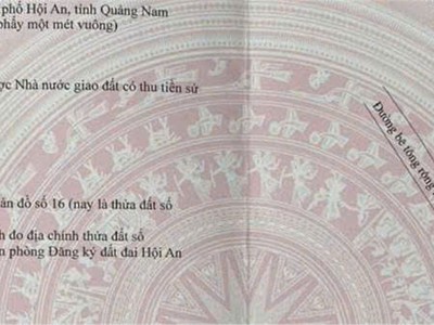 Đất đẹp   giá tốt   chính chủ  cần bán lô đất 2 mặt tiền tại xã cẩm thanh, tp. hội an,  quảng nam 0