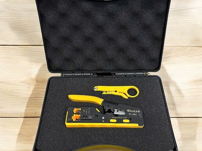 Kìm bấm mạng đa năng cat3 cat5 Cat6, Cat6A Cat7, Cat8 xuyên thấu PicoLink PL-067 3