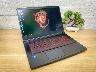 Laptop MSI GF63 Thin Core i5-11400H Ram 16GB SSD 512GB 2 VGA Rời GTX 1650 Màn Full HD 144Hz  Máy đẹp 0