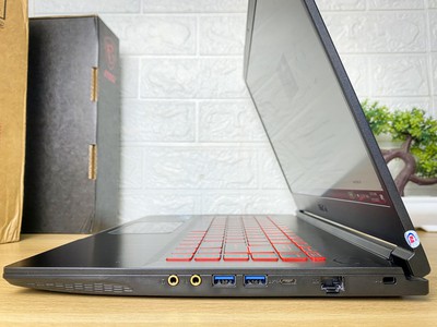 Laptop MSI GF63 Thin Core i5-11400H Ram 16GB SSD 512GB 2 VGA Rời GTX 1650 Màn Full HD 144Hz  Máy đẹp 3