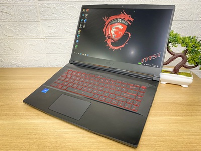 Laptop MSI GF63 Thin Core i5-11400H Ram 16GB SSD 512GB 2 VGA Rời GTX 1650 Màn Full HD 144Hz  Máy đẹp 4