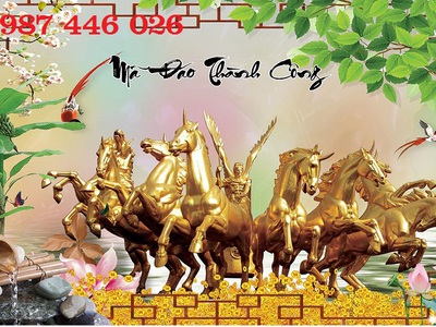 Gạch tranh mã đáo thành công HP02234 7