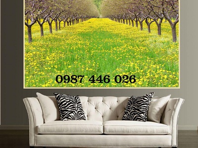 Gạch tranh phong cảnh, tranh ốp tường 3d đẹp HP9823 3