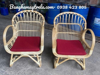 Bộ bàn ghế mây uống trà 3