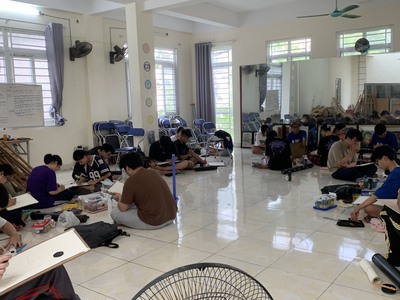 Khai giảng lớp vẽ ARC ở Bát tràng Hà Nội 2