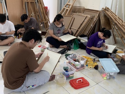 Khai giảng lớp vẽ ARC ở Bát tràng Hà Nội 3