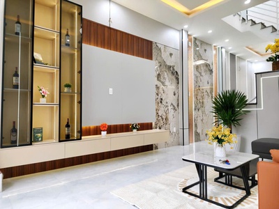 Nhà đẹp full nội thất cao cấp đường 5m huỳnh thị hai tân chánh hiệp Q12 3