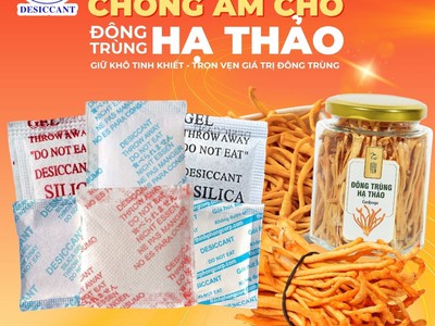 Đông trùng hạ thảo khô - chống mốc hiệu quả với hút ẩm Thịnh Phong 0
