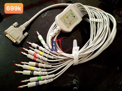 Dây điện tim 6 kênh - Tương thích với nhiều dòng máy 0