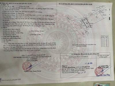 Đất Giá Rẻ Thạnh Xuân 13   5.7x11m   Sổ Riêng   Gần PiCity   Bán Đất Tặng Nhà 0