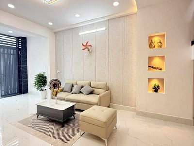 Nhà 4 tầng btct mới đẹp kế trường võ tường toản, gần metro quận 12. 2