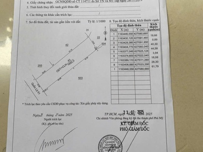 Chủ cần bán lô đất mt ql 51. cách ngã tư hội bài 60m. 1