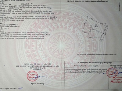 190m đất xóm ngoài - đông anh 2