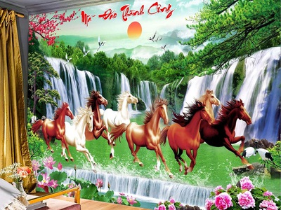 Gạch ốp tường phòng khách HP9233 6