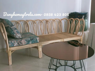 Ghế sofa mây tự nhiên uốn cánh hoa 6
