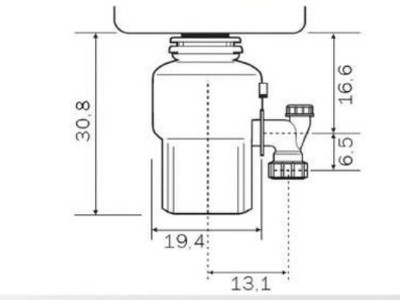 Máy hủy rác Kaff KF-BWD05 - hàng chính hãng 0