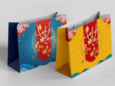 Phân tích chất liệu in túi giấy quà Tết 1