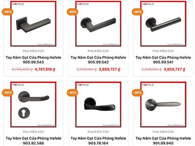 Phụ kiện cửa Hafele - giải pháp toàn diện đáp ứng mọi nhu cầu sử dụng 0